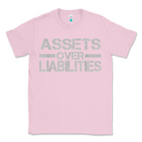 Bubblegum Pink assets over liabilities mens t shirt Classic Tee - linhVisuals