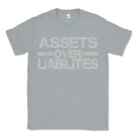 Heather Grey assets over liabilities mens t shirt Classic Tee - linhVisuals