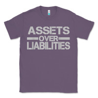 Lavender assets over liabilities mens t shirt Classic Tee - linhVisuals