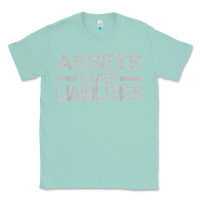 Seafoam assets over liabilities mens t shirt Classic Tee - linhVisuals