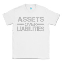 White assets over liabilities mens t shirt Classic Tee - linhVisuals