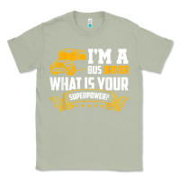 Matcha i'm a bus driver what is your superpower driving school bus t shirt Classic Tee - linhVisuals