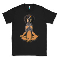 Black yoga fitness bluetick coonhound dog 363 bodybuilding Classic Tee - linhVisuals