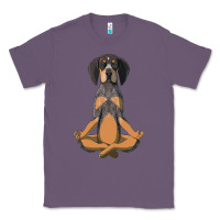 Lavender yoga fitness bluetick coonhound dog 363 bodybuilding Classic Tee - linhVisuals
