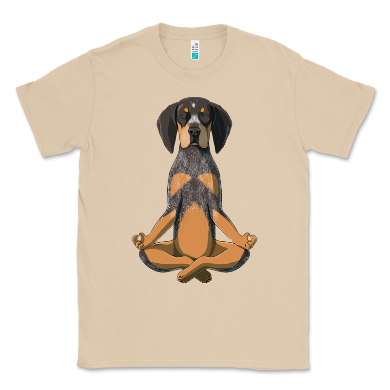 Yoga Fitness Bluetick Coonhound Dog 363 Bodybuilding Classic Tee by linhVisuals | Teevron