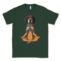 Sports Green yoga fitness bluetick coonhound dog 363 bodybuilding Classic Tee - linhVisuals