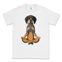 White yoga fitness bluetick coonhound dog 363 bodybuilding Classic Tee - linhVisuals