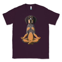Plum yoga fitness bluetick coonhound dog 363 bodybuilding Classic Tee - linhVisuals