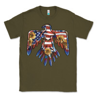 Army Green thunderbird usa Classic Tee - BarkalooDesign