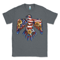 Charcoal Heather thunderbird usa Classic Tee - BarkalooDesign