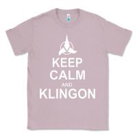 Lilac keep calm and klingon Classic Tee - linhVisuals