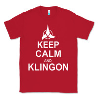Red keep calm and klingon Classic Tee - linhVisuals