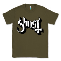 Army Green ghost Classic Tee - linhVisuals