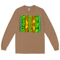 Toasted Coconut saint patricks horseshoe shamrock leopard glitter brushstroke Long Sleeve Tee - Artiststas