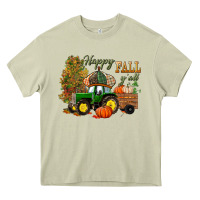 Mossy Happy Fall Y'all Heavy Core Tee - BundleAndBundleShop