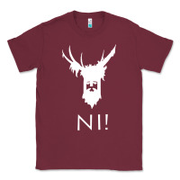 Burgundy knights who say ni Classic Tee - linhVisuals