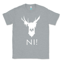 Heather Grey knights who say ni Classic Tee - linhVisuals