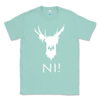 Seafoam knights who say ni Classic Tee - linhVisuals