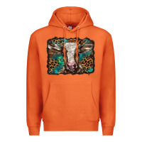 Carrot Christmas background baby calf Premium Hoodie - BarkalooDesign