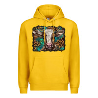 Lemon Christmas background baby calf Premium Hoodie - BarkalooDesign