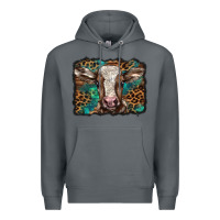 Rock Christmas background baby calf Premium Hoodie - BarkalooDesign