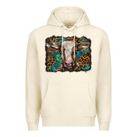 Sandshell Christmas background baby calf Premium Hoodie - BarkalooDesign