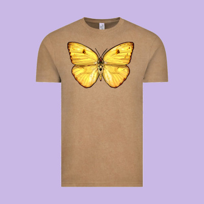 Cloudless Sulphur Butterfly Vintage Tee Designed By Lillyallendesigns