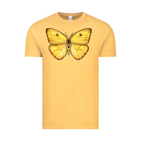 Vintage Mustard Cloudless Sulphur Butterfly Vintage Tee - LillyAllenDesigns