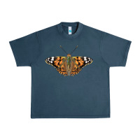 Midnight Navy Painted Lady Urban Heavy Tee - LillyAllenDesigns