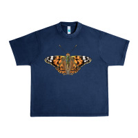 Navy Painted Lady Urban Heavy Tee - LillyAllenDesigns