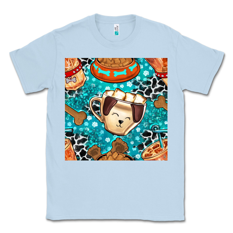Dog Coffee Cups And Food Container With Cowhide Seamless Pattern Bbs Classic Tee by BundleAndBundleShop | Teevron