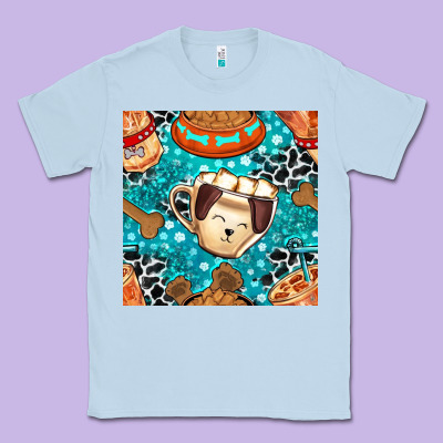 Dog Coffee Cups And Food Container With Cowhide Seamless Pattern Bbs Classic Tee Designed By Bundleandbundleshop