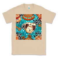Mushroom dog coffee cups and food container with cowhide seamless pattern bbs Classic Tee - BundleAndBundleShop
