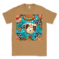 Toasted Coconut dog coffee cups and food container with cowhide seamless pattern bbs Classic Tee - BundleAndBundleShop