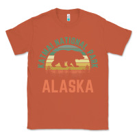 Copper katmai national park alaska bear hiking travel nature retro pullover h Classic Tee - linhVisuals
