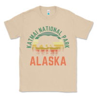 Mushroom katmai national park alaska bear hiking travel nature retro pullover h Classic Tee - linhVisuals