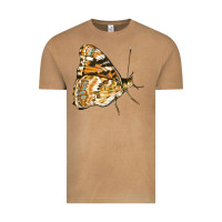 Vintage Camel Painted Lady Butterfly Vintage Tee - LillyAllenDesigns