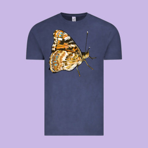 Painted Lady Butterfly Vintage Tee Designed By Lillyallendesigns