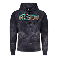 Cloud Black he is risen indeed Vintage Hoodie - BarkalooDesign