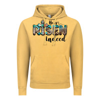Vintage Mustard he is risen indeed Vintage Hoodie - BarkalooDesign