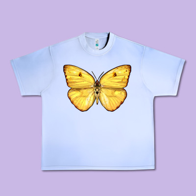 Cloudless Sulphur Butterfly Urban Heavy Tee Designed By Lillyallendesigns