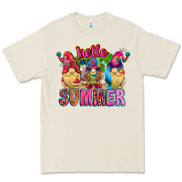 Bone Hello summer Gnome Premium Tee - CowhideDigitalArt