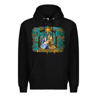 Black oh holy night western Premium Hoodie - RanaPortraitStore