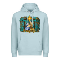 Blue Mist oh holy night western Premium Hoodie - RanaPortraitStore