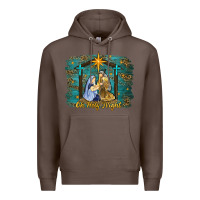 Coffee oh holy night western Premium Hoodie - RanaPortraitStore