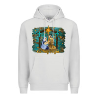 Dove Grey oh holy night western Premium Hoodie - RanaPortraitStore