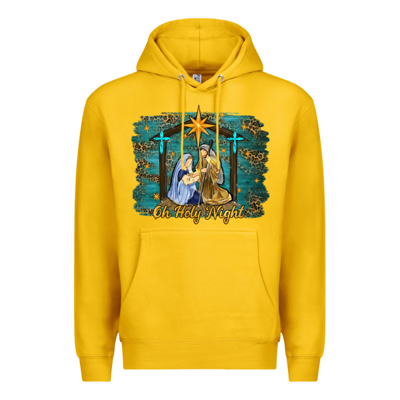 Oh Holy Night Western Premium Hoodie by RanaPortraitStore | Teevron