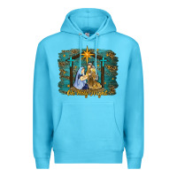 Ocean Blue oh holy night western Premium Hoodie - RanaPortraitStore