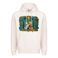 Pale Pink oh holy night western Premium Hoodie - RanaPortraitStore