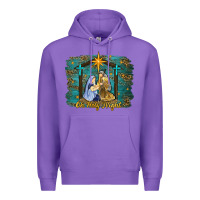 Purple oh holy night western Premium Hoodie - RanaPortraitStore
